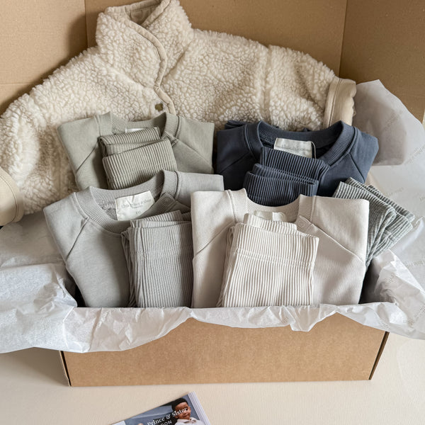 *PRE-ORDER* The Little Prince MEDIUM Winter Capsule Wardrobe Box With Stone Coat