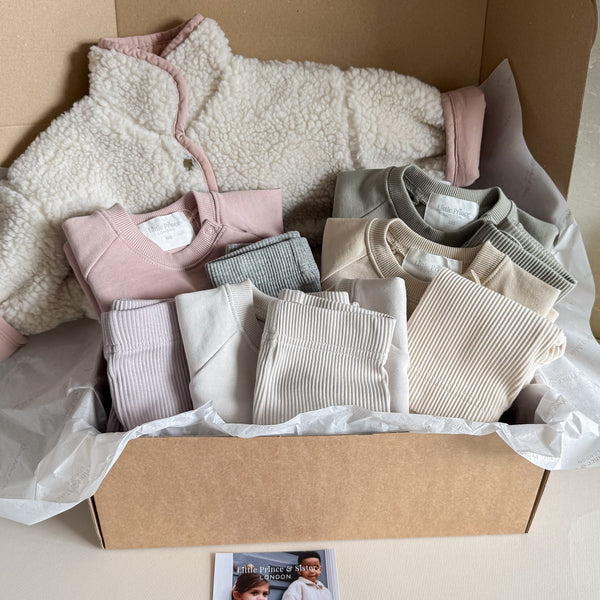 *PRE-ORDER* The Little Sister MEDIUM Winter Capsule Wardrobe With Dusky Pink Coat